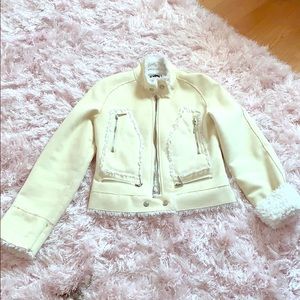 Bebe mini soft fur jacket